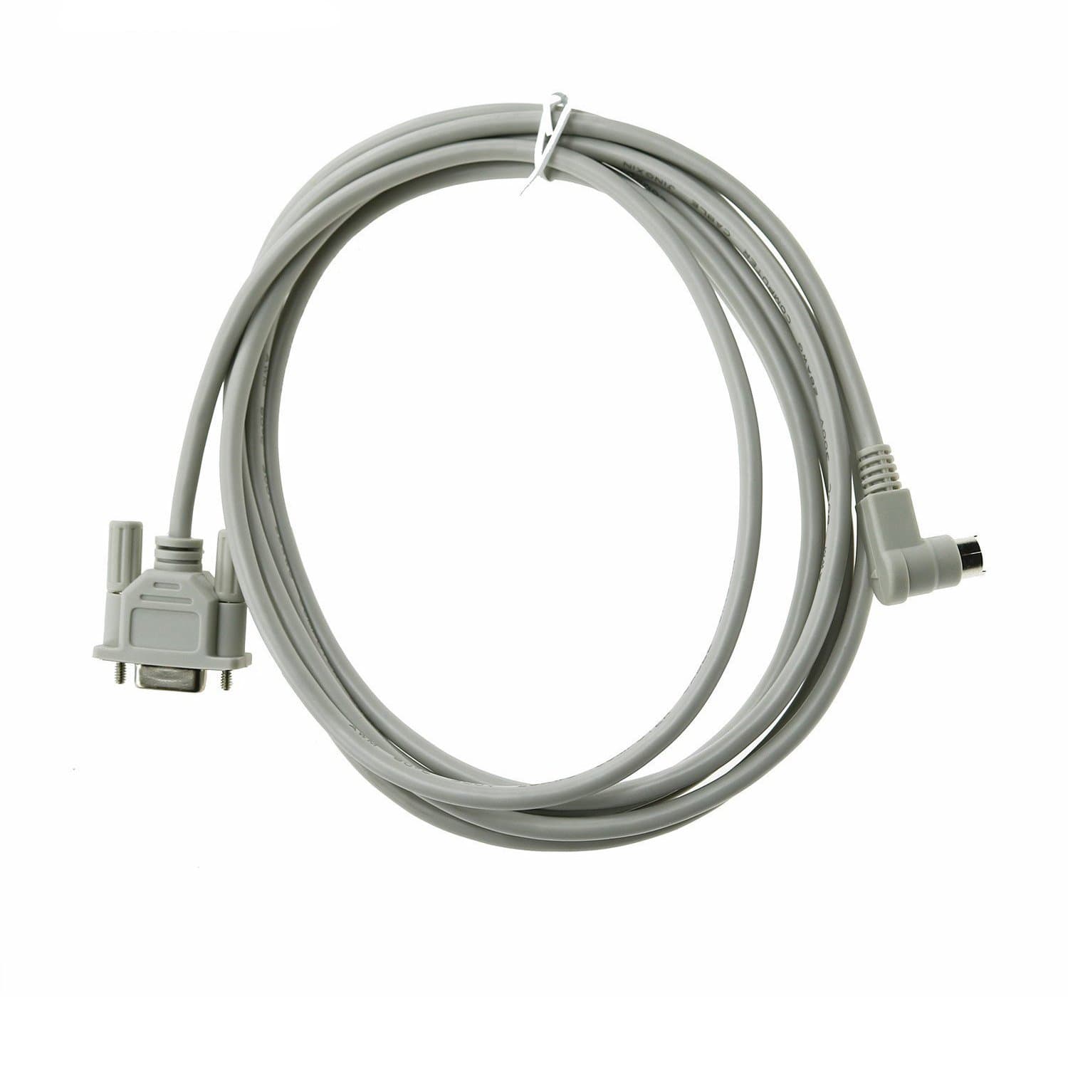 - Micrologix Programming Cable, Compatible 1761-CBL-PM02 1000, 1100, 1200, 1500 Series with 8 Pin Round and 90 Degree End
