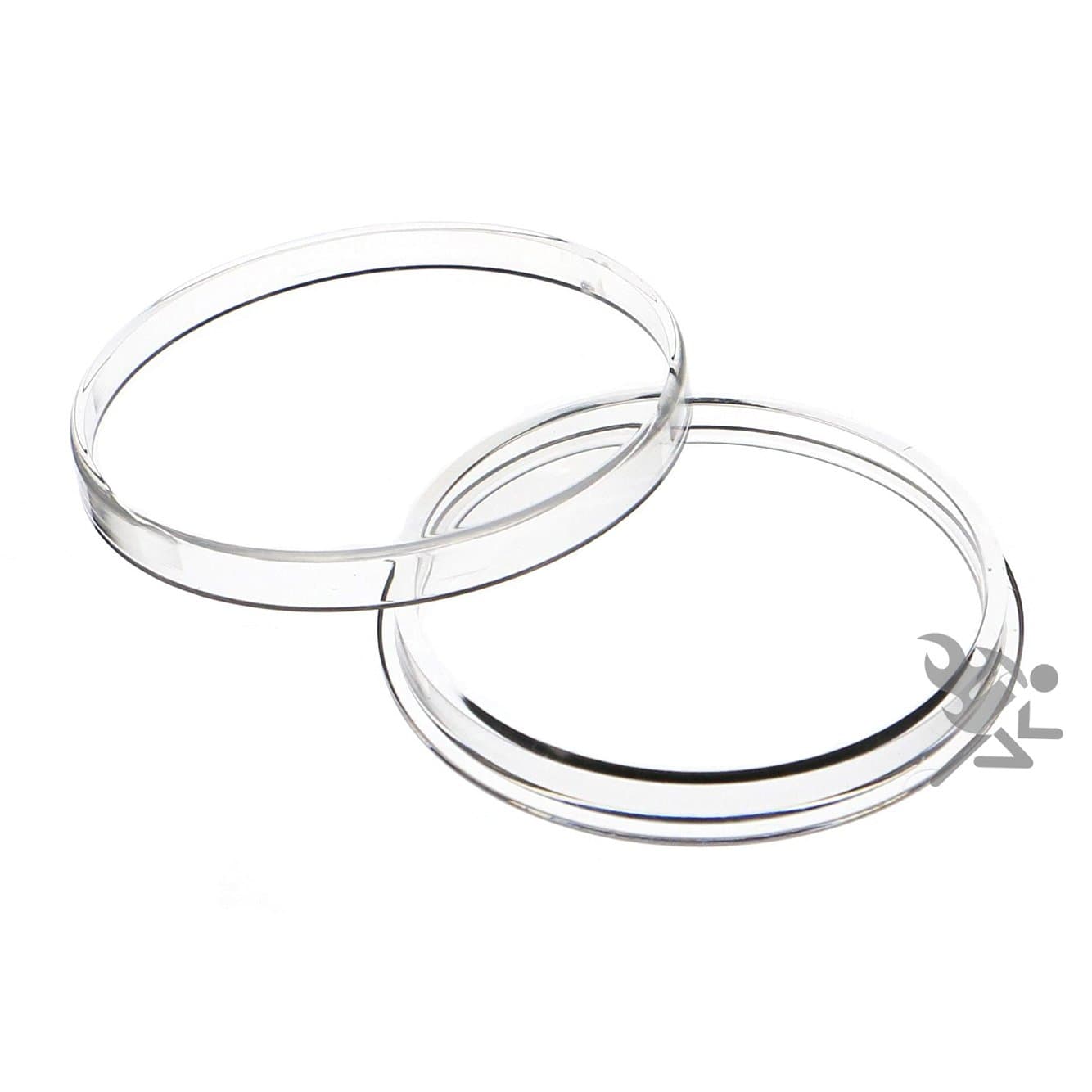 OnFireGuy 10pcs Direct Fit 47.12mm Coin Capsules for 2oz Silver Rounds | Protective Coin Cases for 2oz Walking Liberty, 2oz Silver Buffalo, 2oz Aztec Calendar Silver Rounds