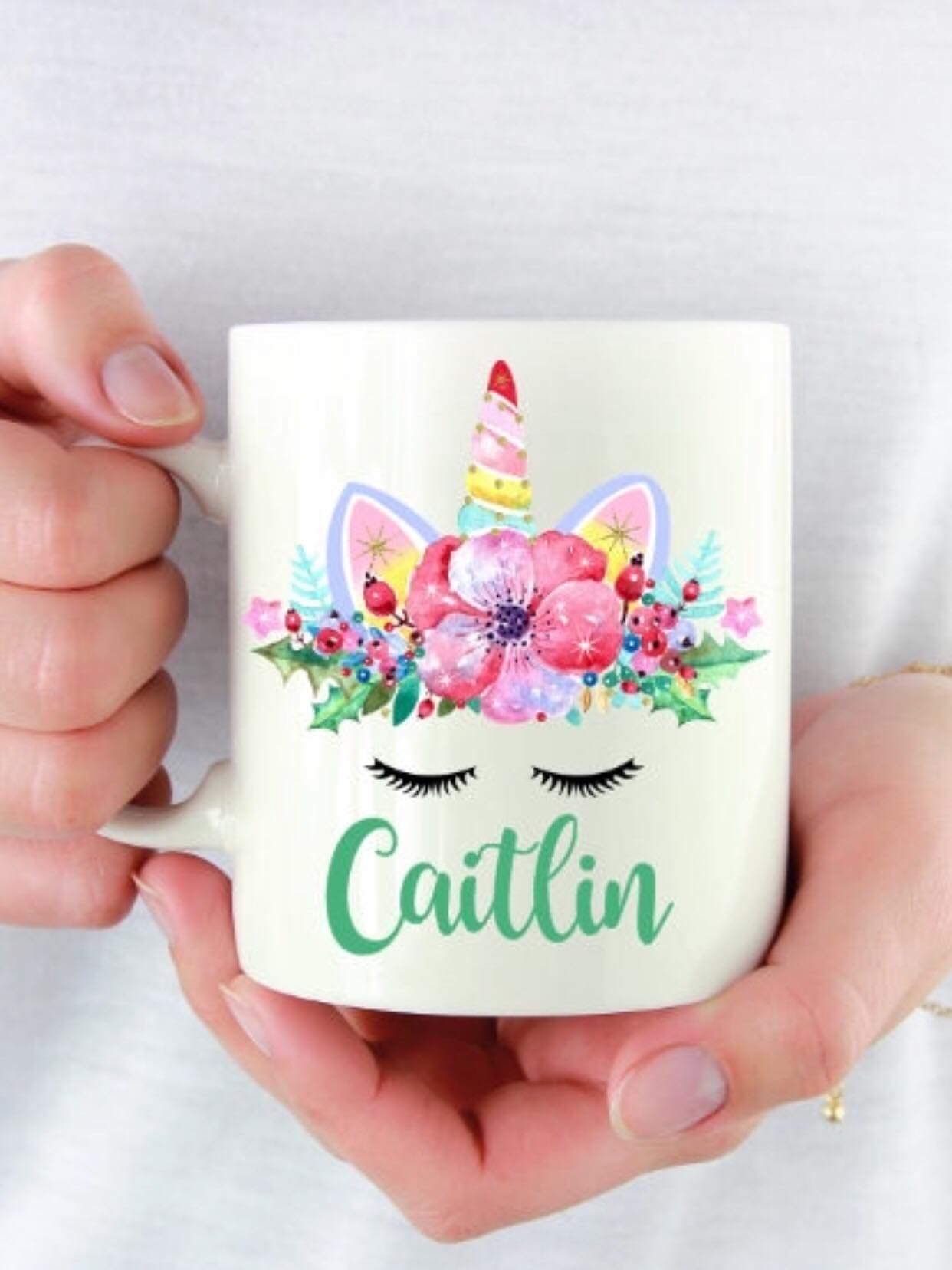 Personalized Unicorn Lover Christmas Gift Coffee Mug