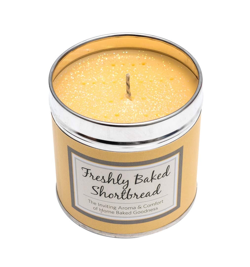 Long Burning Candle Tin Freshly Baked Shortbread