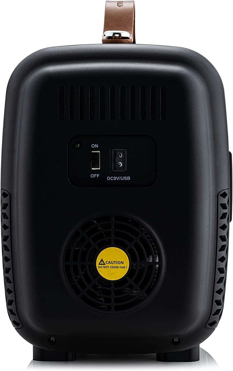 Subcold Pro4 Luxury Mini Fridge Cooler 4 Litre / 6 Cans AC & Exclusive USB ECO Power Option | Portable Small Refrigerator For The Office, Bedroom, Car, Travel, Skincare & Cosmetic (Black)