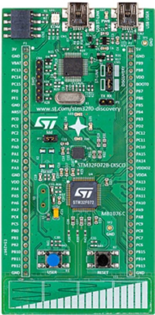 STM32 by ST STM32F072B-DISCO Discovery kit with STM32F072RB MCU