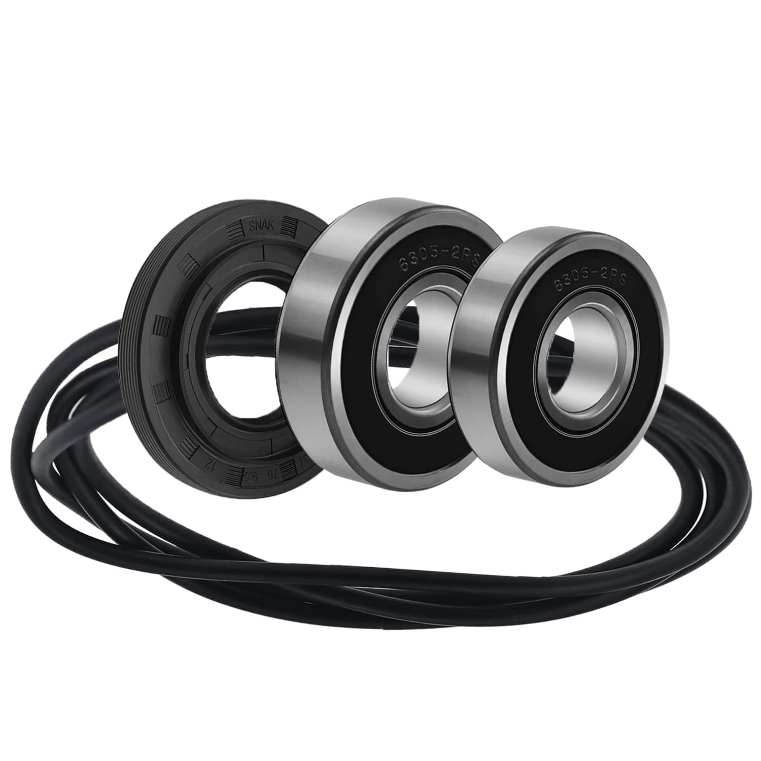 Bentolin Front Load Washer Tub Bearings and Seal Kit Compatible for LG & Kenmore Etc Replacement Part 4036ER2004A 4280FR4048L 4280FR4048E 4036ER4001B (Black)