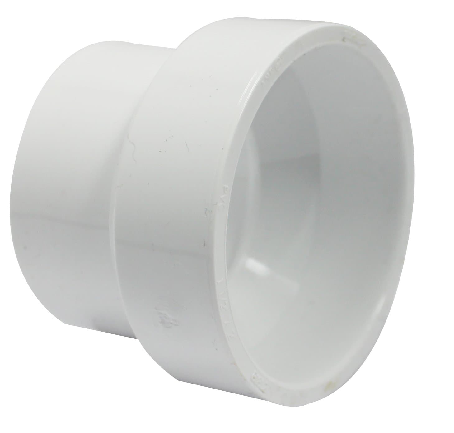 Canplas 193022 PVC DWV Reducing Coupling, 2 x 1-1/2-Inch, White