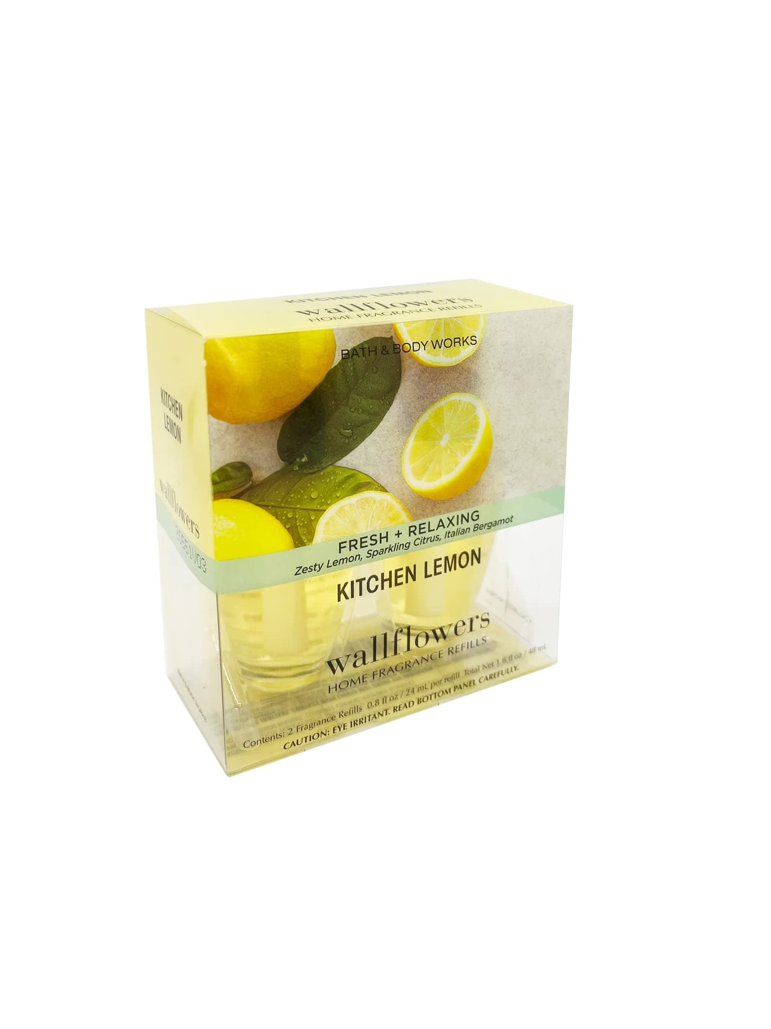 Wallflowers Home Fragrance Refill Bulbs 2 Pack Kitchen Lemon