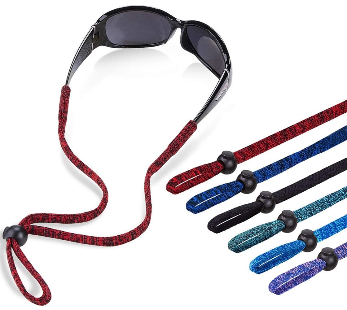 6-Pack Glasses Strap - Universal Eyeglass Lanyard - Eyewear Retainer Cord for Reading, Safety, Sports & Sunglasses