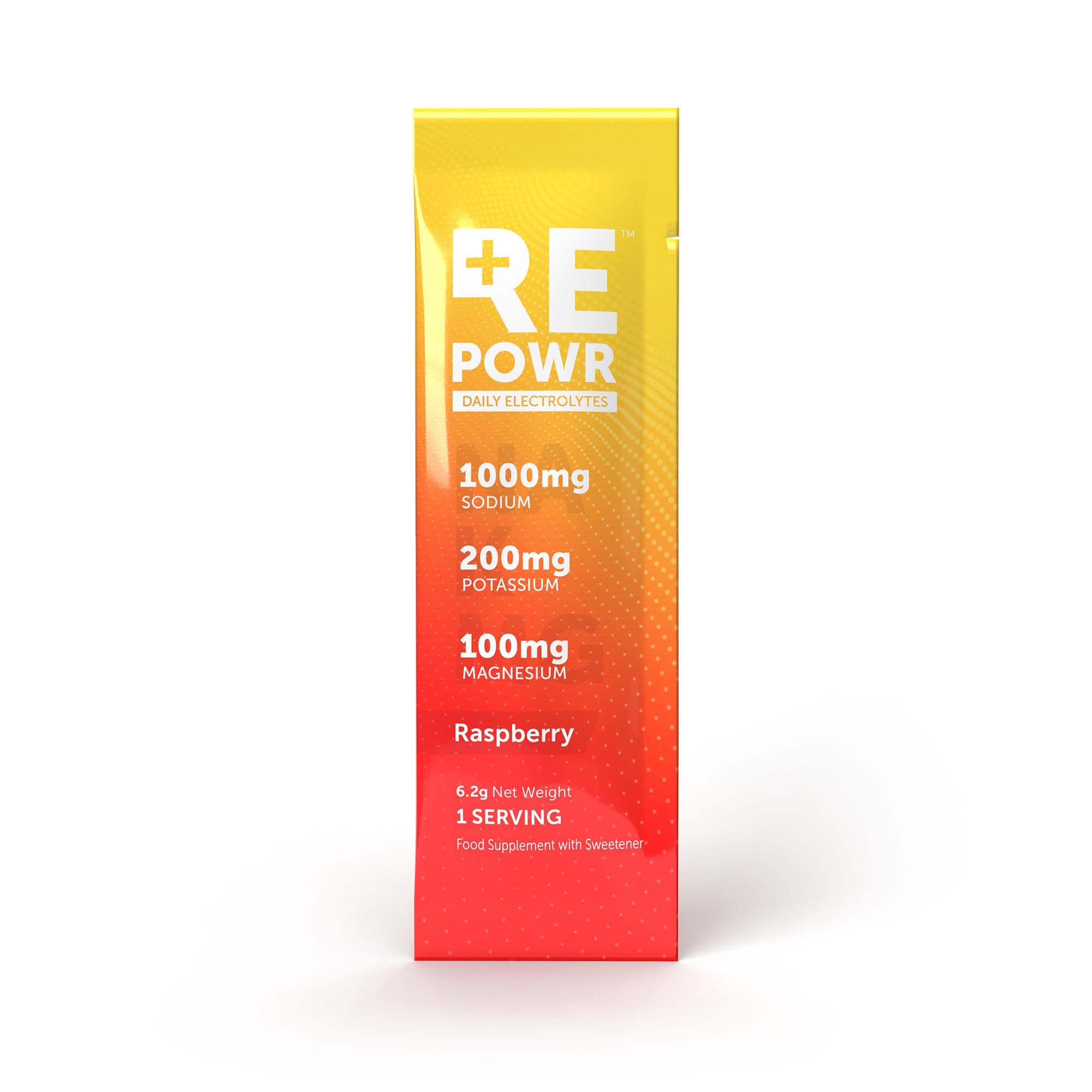 Raspberry 30's - Clean Electrolytes Sachets Made with Natural Desert Salt | 1000mg Sodium. 200mg Potassium. 100mg Magnesium | Sugar Free. No Calories | Vegan, Keto and Fasting Friendly