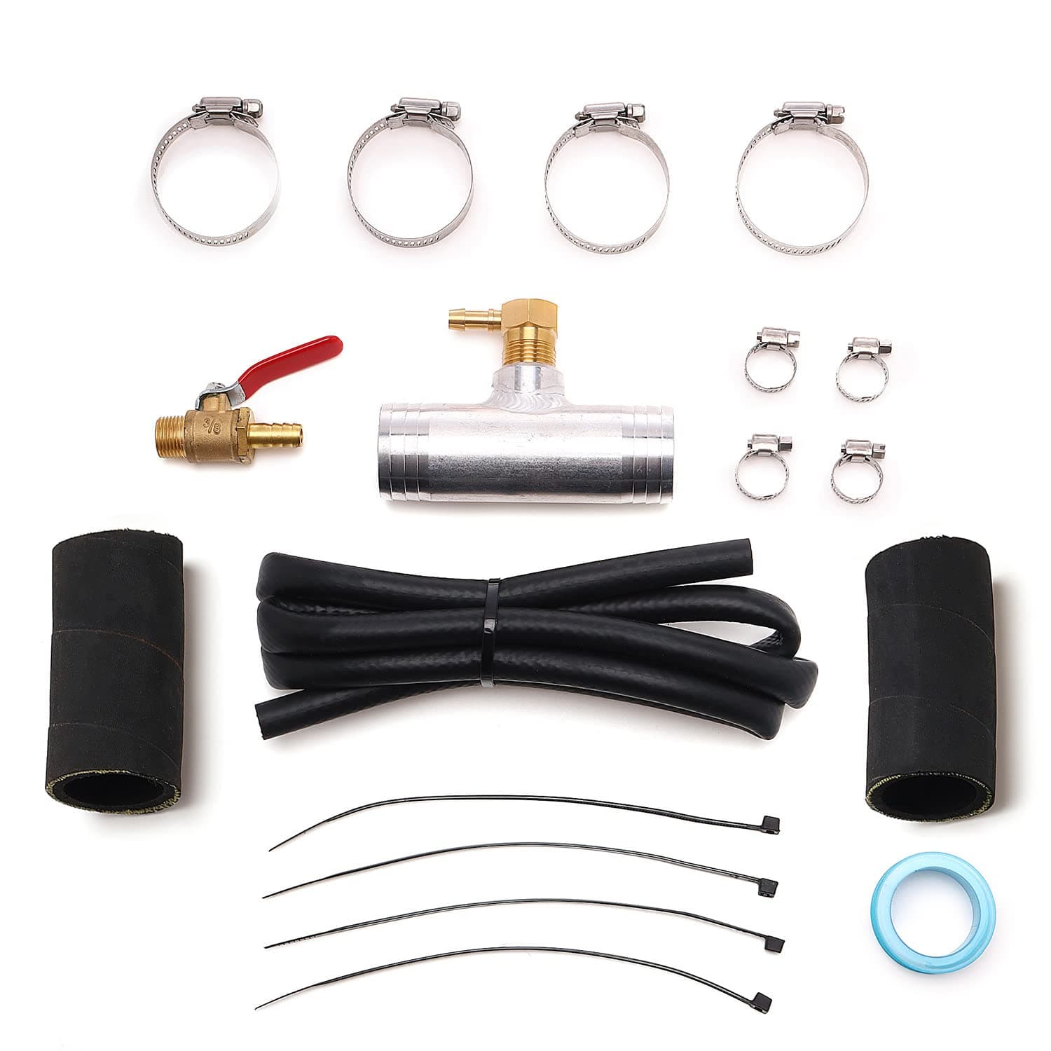 1 1/2" Diesel Installation Kit, Diesel Auxiliary Tank Install Kit Compatible with Gravity Fueled Auxiliary Fuel Tank, Only for Diesel (11025)