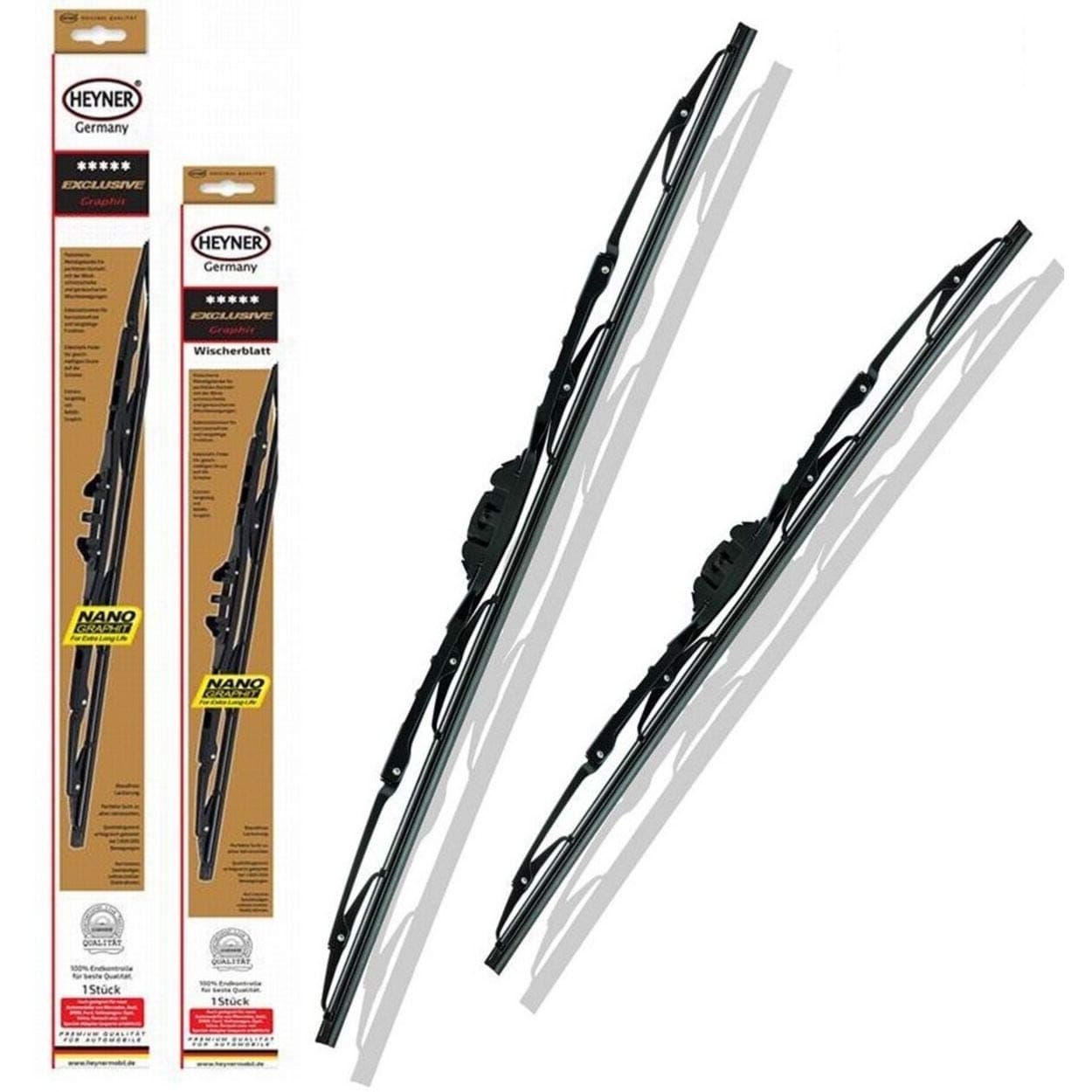 HEYNER Germany Fits Mini Cooper 2001-2006 Exclusive Windscreen Wiper Blades Front Set 18" 19"