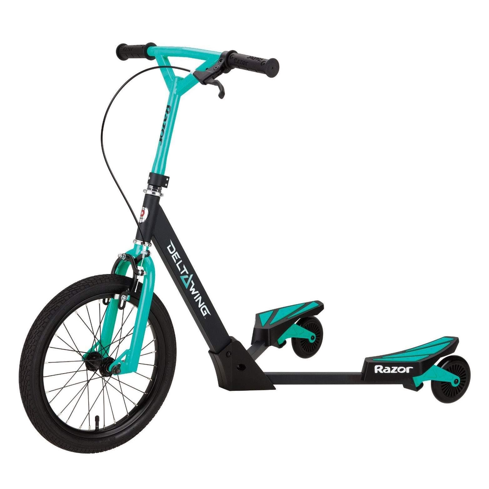 DeltaWing Scooter Black/Mint Green, One Size