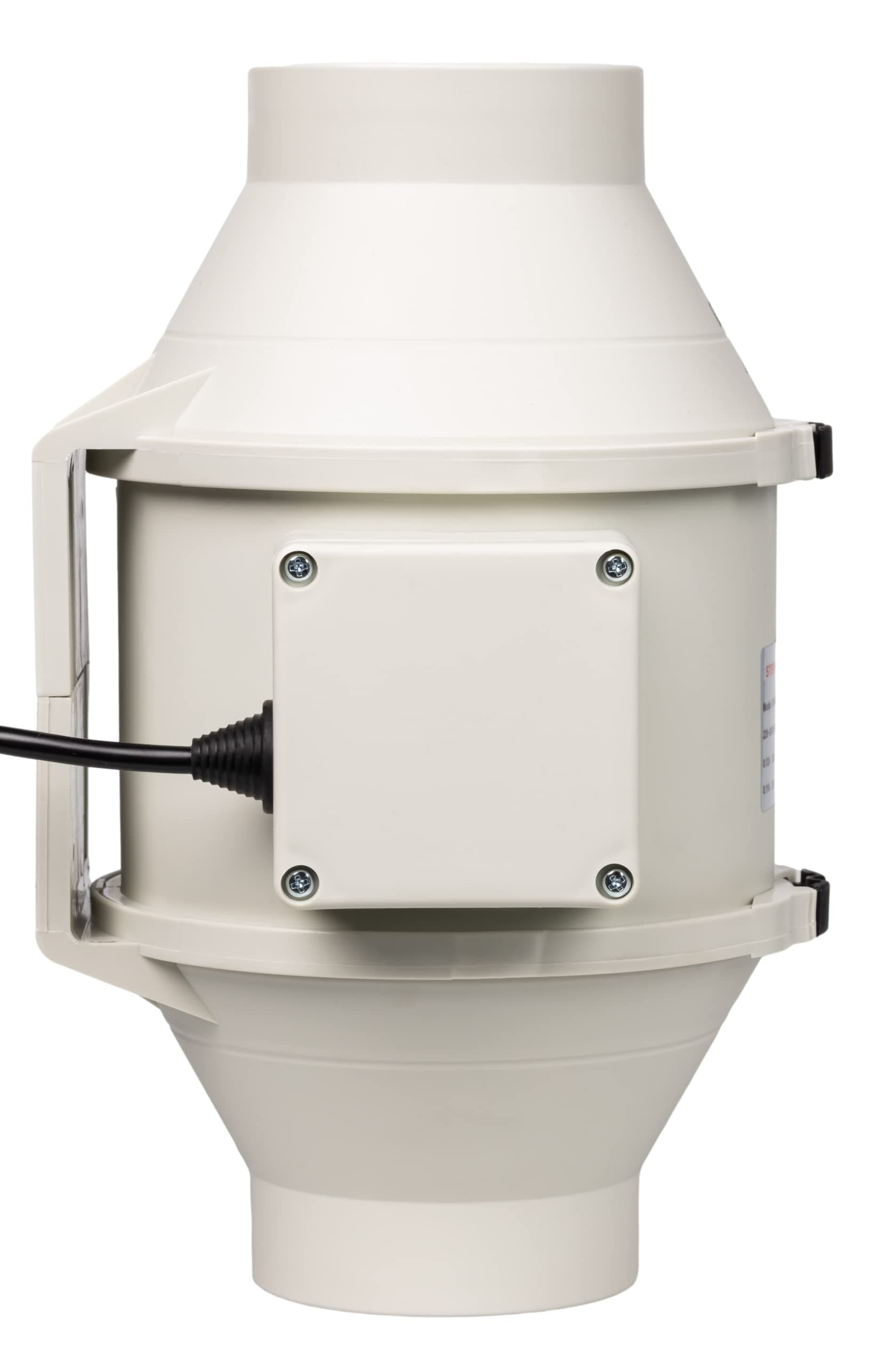 STERR Inline Extractor Fan DFA100 Duct Fan 100 mm / 4’’ - Industrial Fan Low Energy Consumption