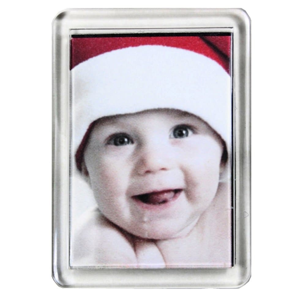 10 Blank Photo Fridge Magnet 50 x 35 mm Insert F1443