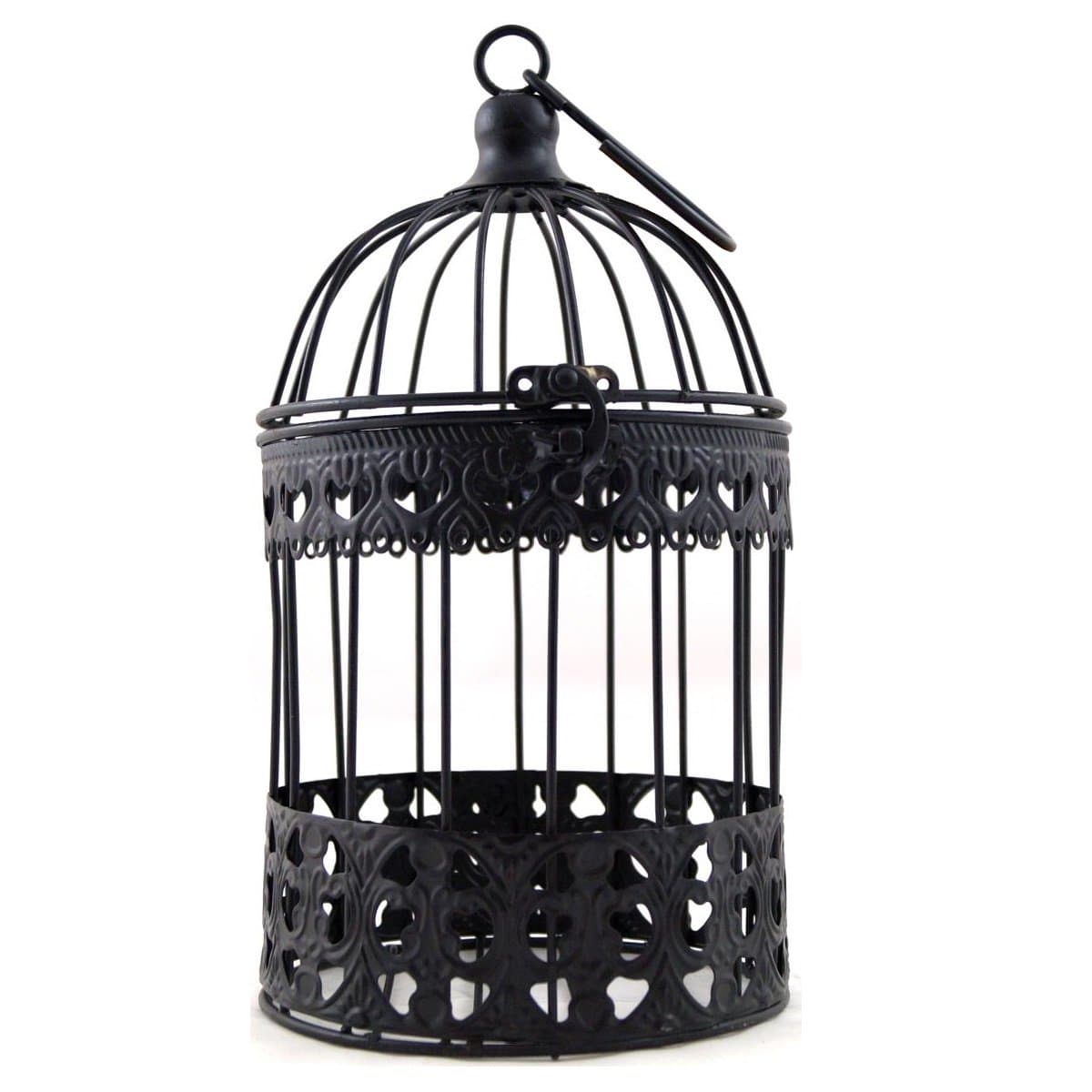 Decorative Bird Cage Metal Cage Cage Shabby P 127 Medium Black New