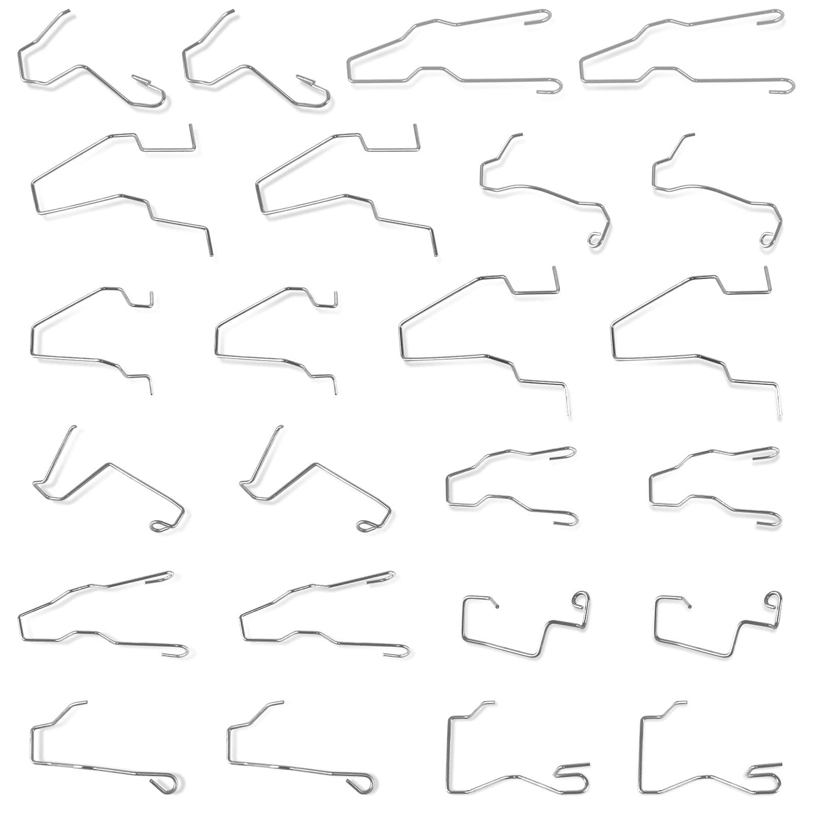 TEANTECH24pcs Bulb Retaining Spring Clips for H1/ H3 /H4 /H7-24 PCs Bulb Universal Car Headlight Clamp Headlamp Dip Dipped Beam Bulb Hoder