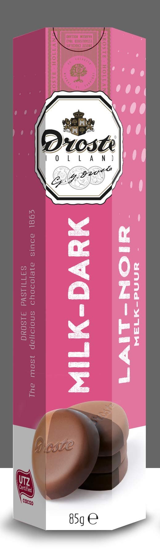 Droste Milk/Dark Pastilles, 85 g