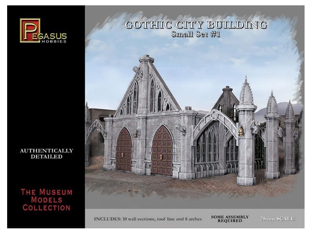Pegasus Hobby Gothic City Building Small Set 1