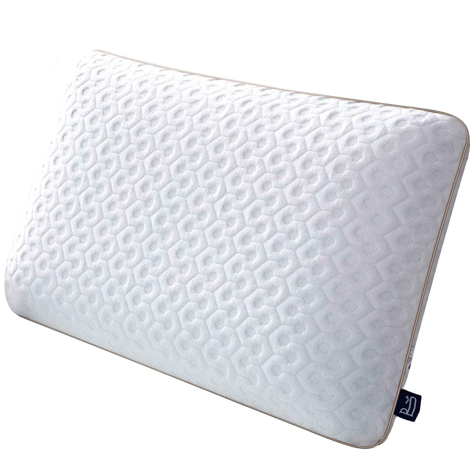 BedStory Memory Foam Pillow, Cooling Gel Pillows for Sleeping, Cervical Bed Pillow for Neck Pain Orthopedic - Side Back Stomach Sleepers, Removable Washable Cover & Ventilated Design (40X60X13CM)