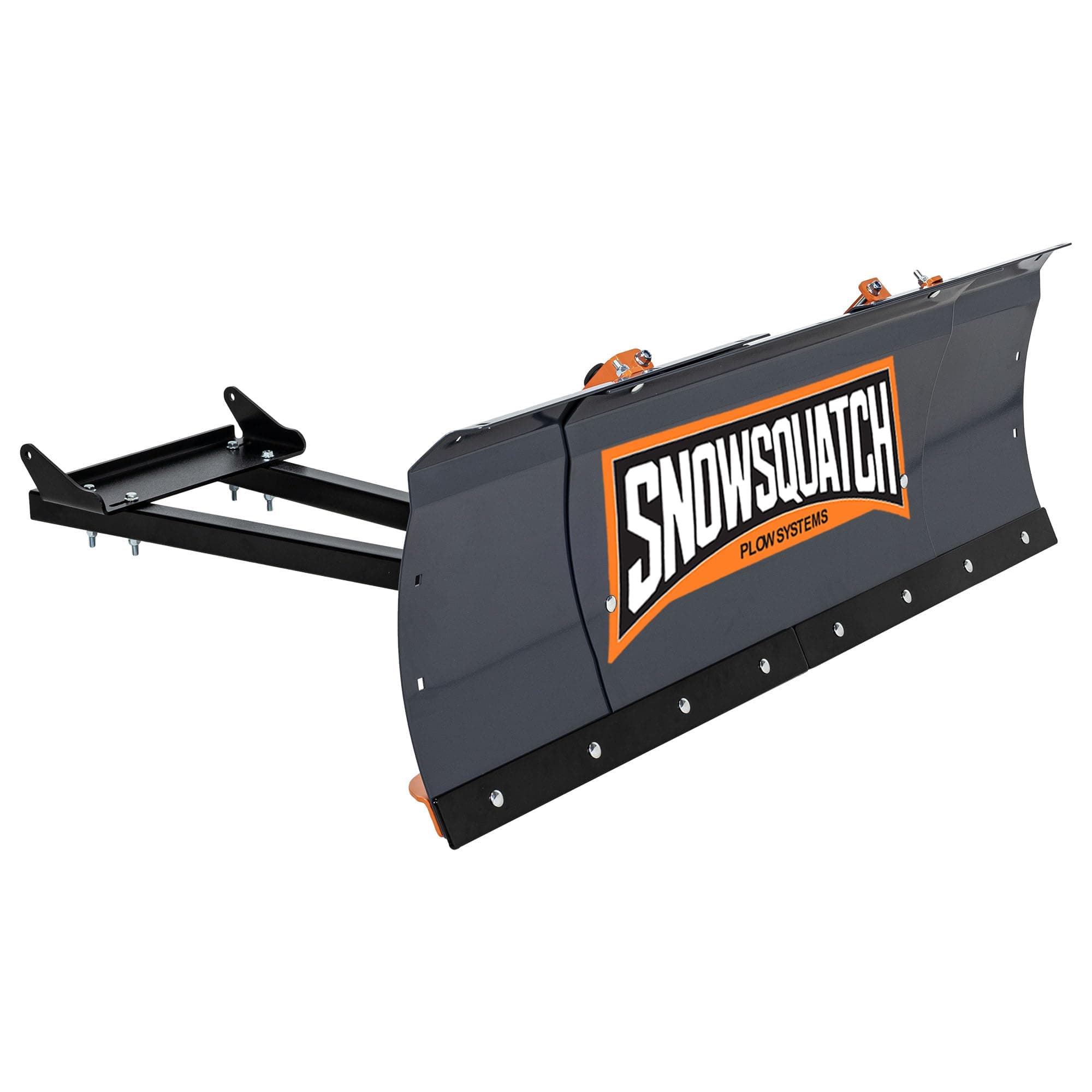 SNOWSQUATCH ATV Snow Plow System 48-60 Inch Adjustable Steel Blade Universal Mount Kit