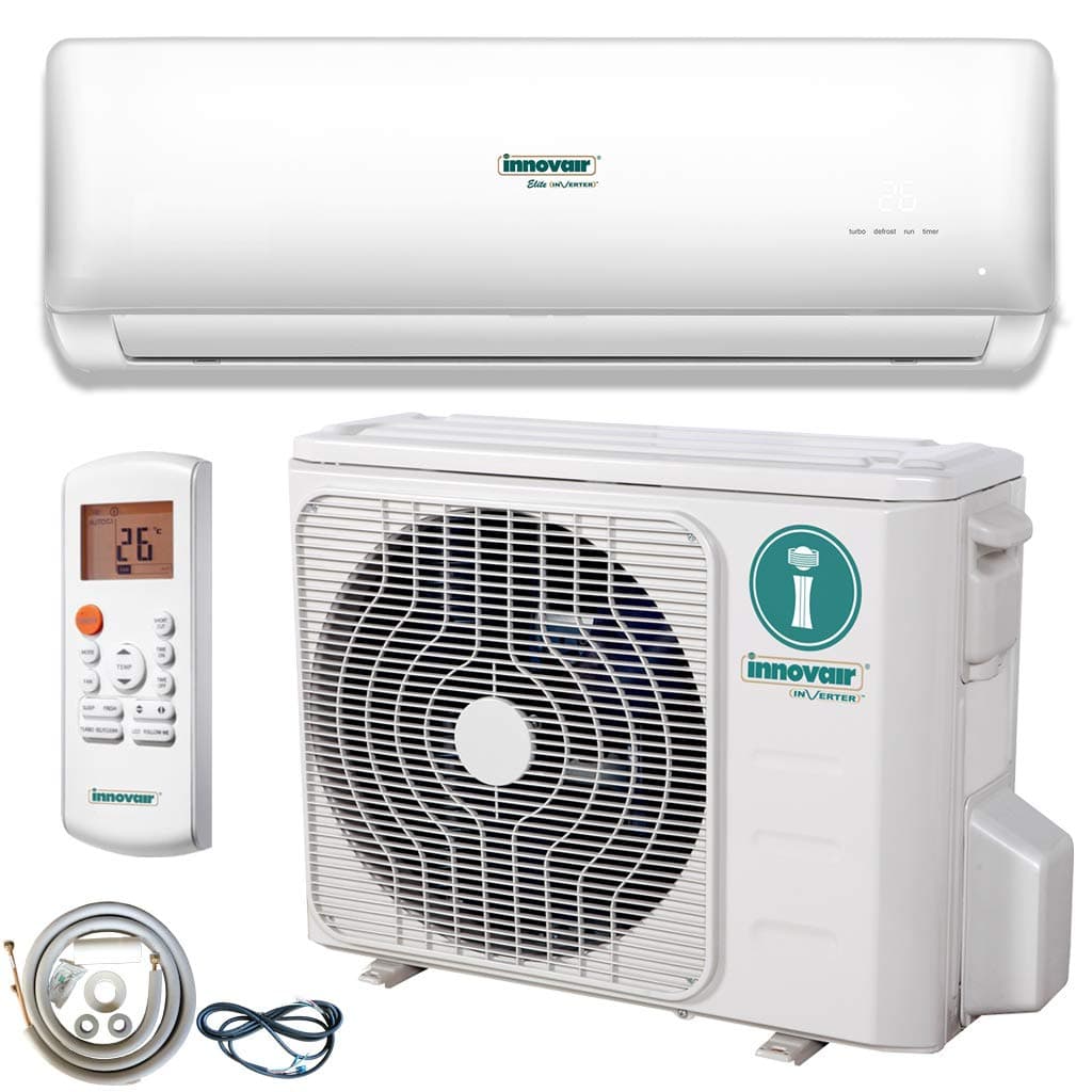 Air Conditioner Inverter Ductless Wall Mount Mini Split System Heat Pump Full Set 29~37 SEER 230V (9000 BTU 208/230V 37.5 SEER)