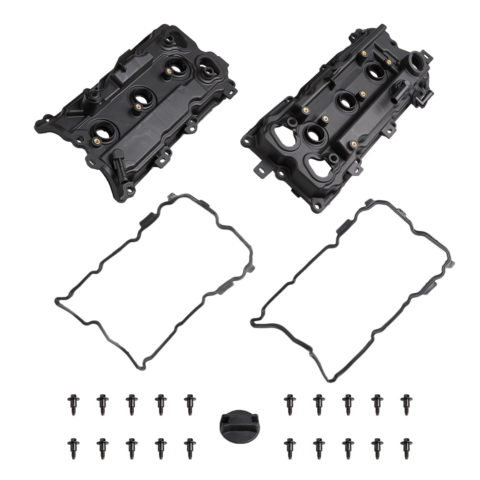 Tykick Engine Valve Covers with Gasket for Nissan Maxima 2009-2014 2016-2020 Murano 2015-2020 Altima 2015-2018 Pathfinder 2015-2016 Infiniti QX60 2015-2018 3.5L V6 Replaces 13264-9N00A,13264-9N00B
