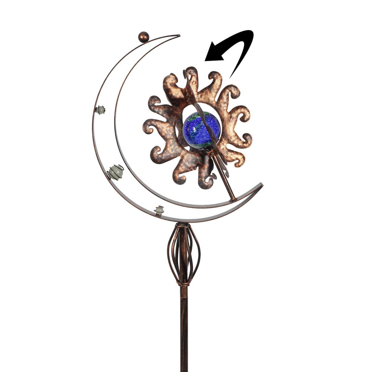 Echo Valley 4360 50-Inch Illuminarie Armillary Celestial Spinner Stake