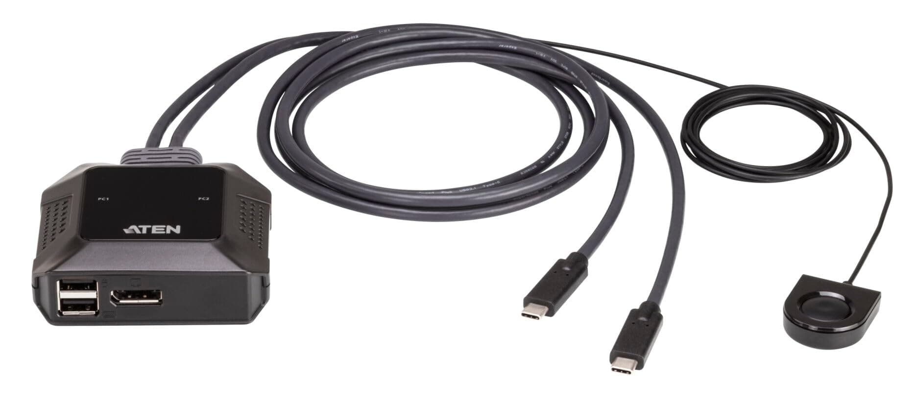 US3312 2-Port USB-C 4K DisplayPort KVM Switch