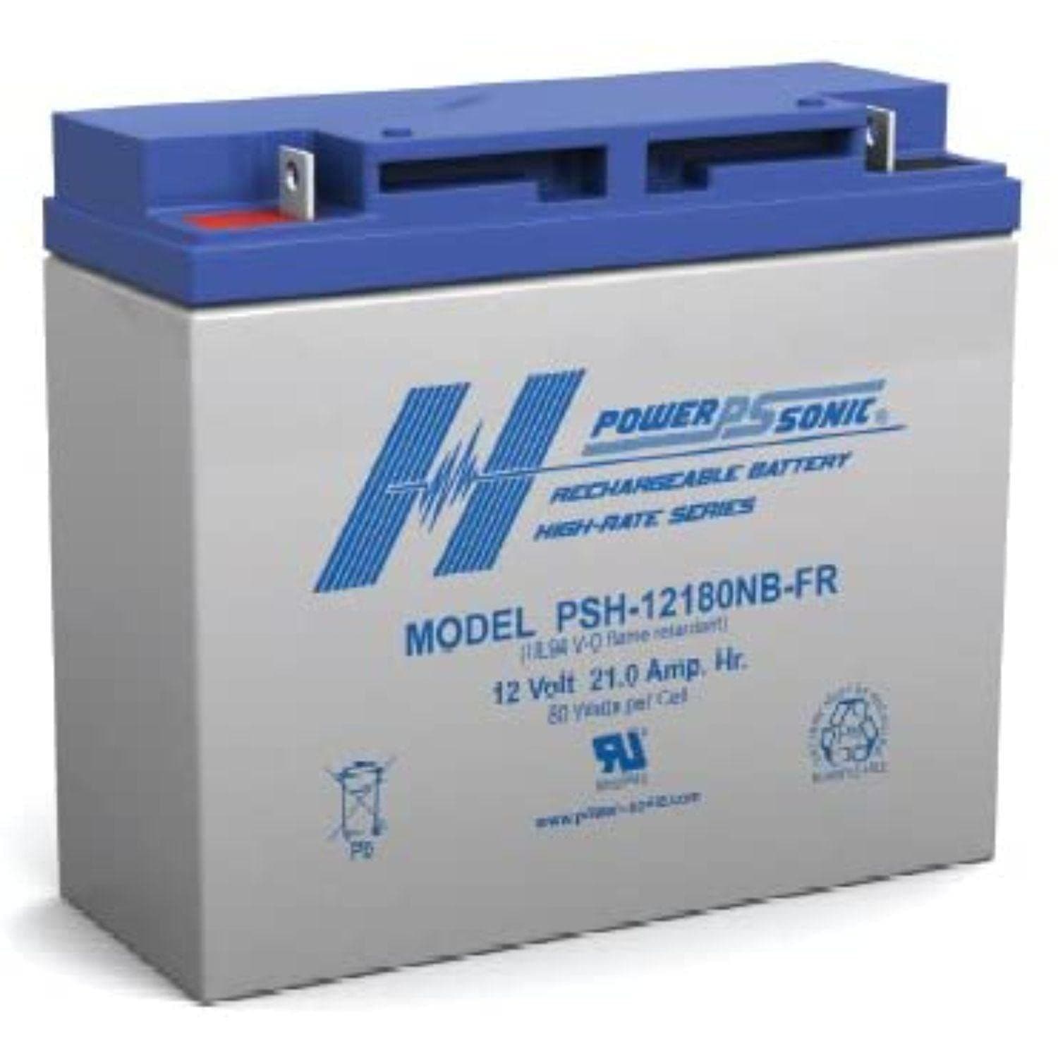 Powersonic Psh12180Fr 12 Volt 21Amp/Hr Batt