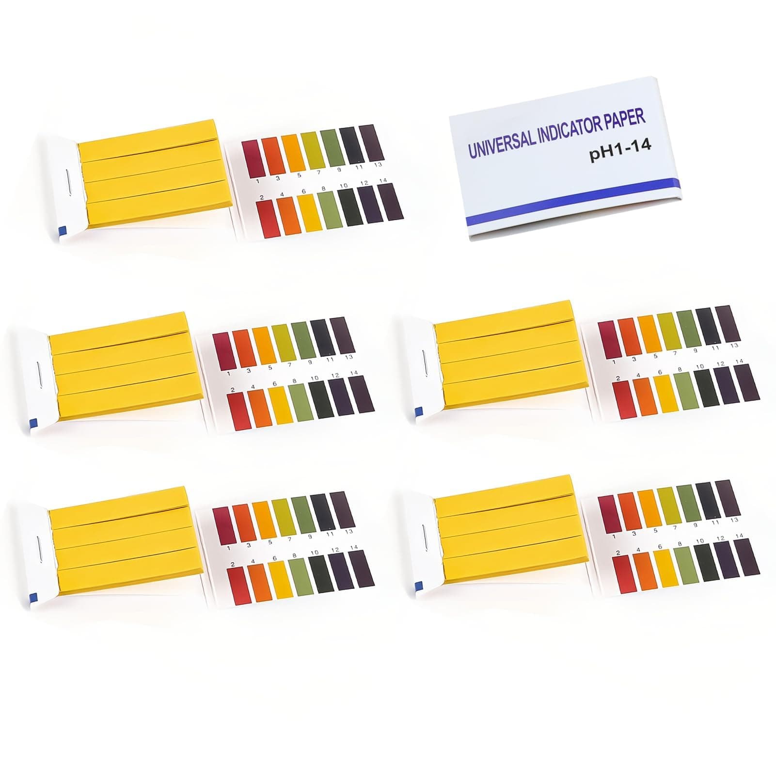 – Ph Test Strips 5packs(400 Strips) Universal Indicator Paper Litmus Paper Ph 1-14 Testing Strips Kit for Drinking Water Soil Saliva Cosmetic Fish Tank Pet Food & Diet
