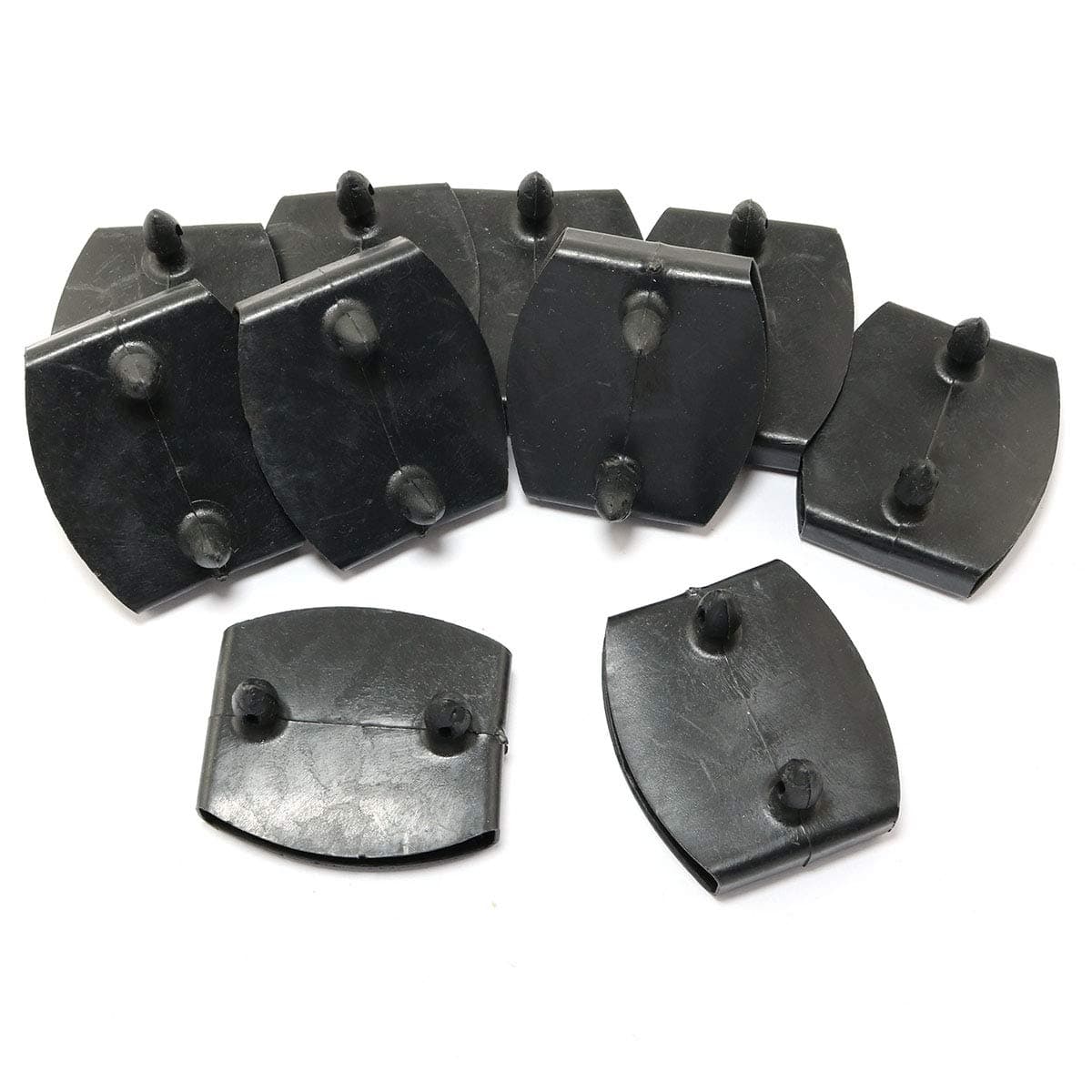 10pcs Bed Slat Plastic Center Cap 55x9mm Centre Bed Slat Caps Holders Replacement Part for Wooden, Sofa, Bunk Bed