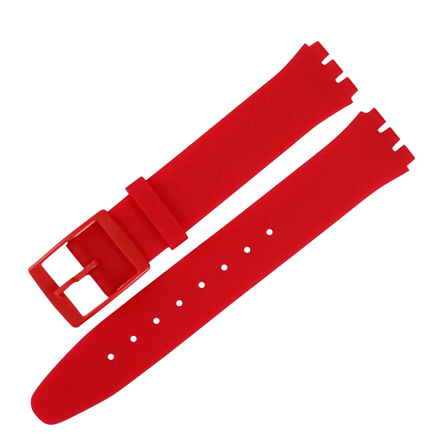 MCXGL Silicone Replacement Strap Ladies Ultra-Thin Skin Series no Second Watch Band(16mm)