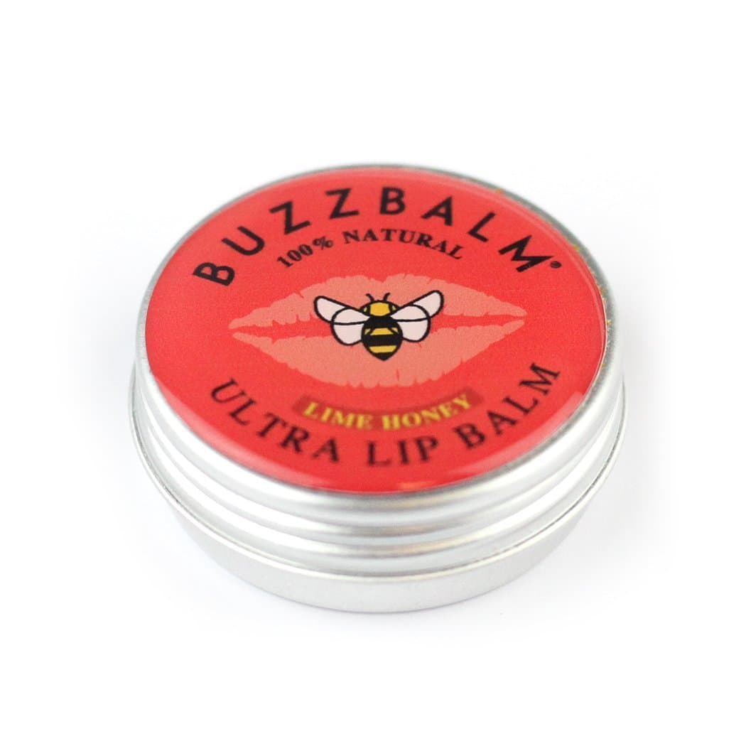 Natural Lip Balm With Melixir® - Dry Lips Treatment Organic Treatment For Dry Chapped Cracked Lips (Lime Honey, 8.5g)