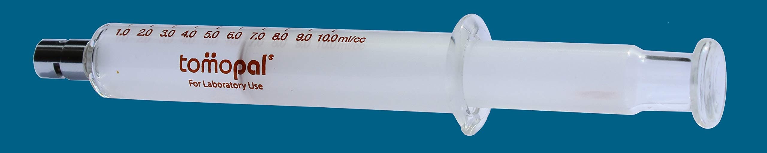 Glass Syringe 10 ml (Per Pack 6), the glass syringe is for Laboratory Use Only with 0.2 ml Graduation, Per Pack 6, P/N: 130-4010-N006