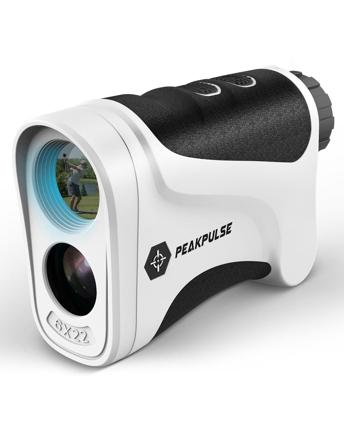 Golf Rangefinder 650/1200/1700 Yards Range Finder Golfing 6X Magnification 0.5 Yard Accuracy Flag Pin Lock Vibration Fast Focus High Clarity Display Easy to Use