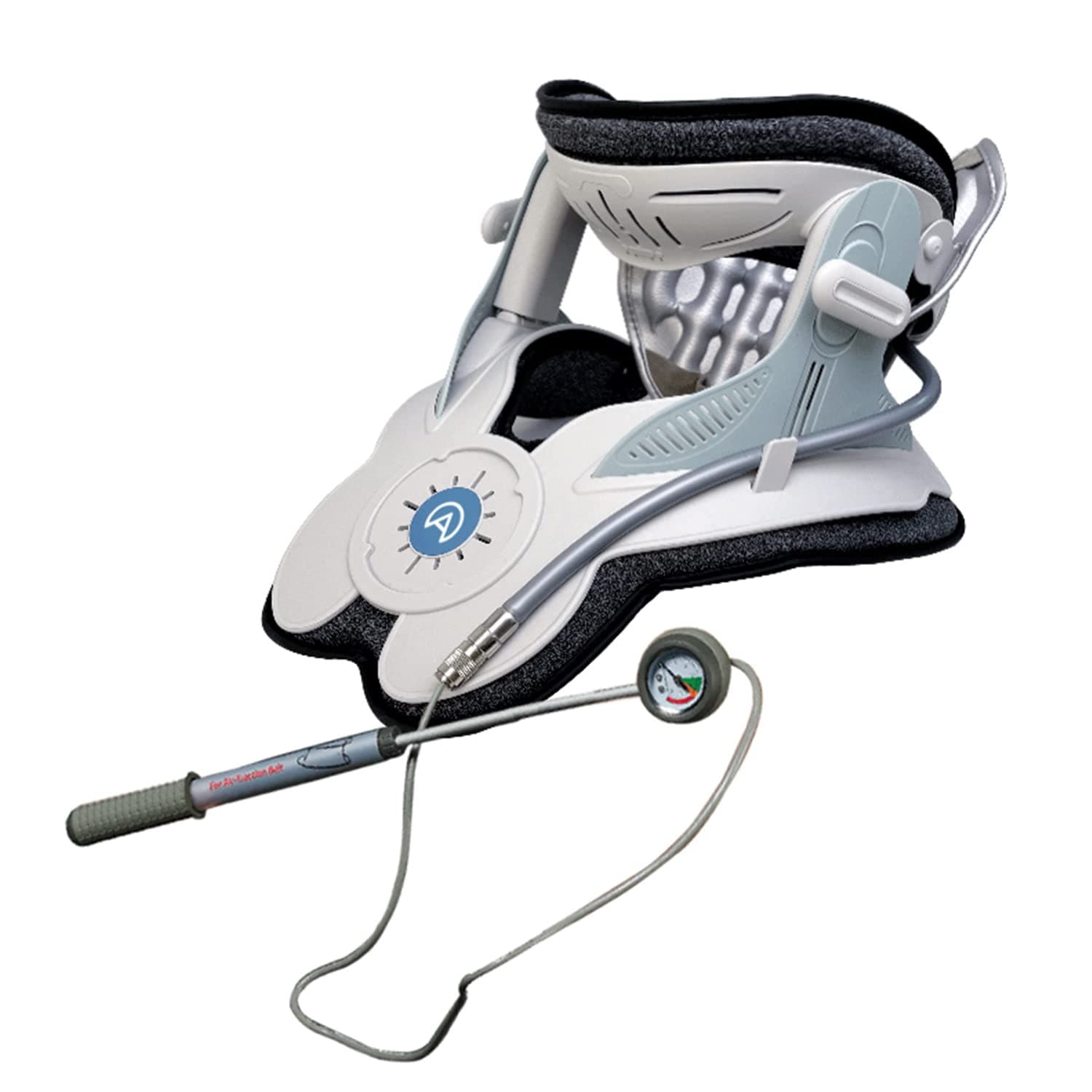 Neck Traction Device by Air Collar - Neck Stretcher - Cervical Traction Device - Neck & Shoulder Pain Relief - Stretcher Collar for Improved Spine Alignment