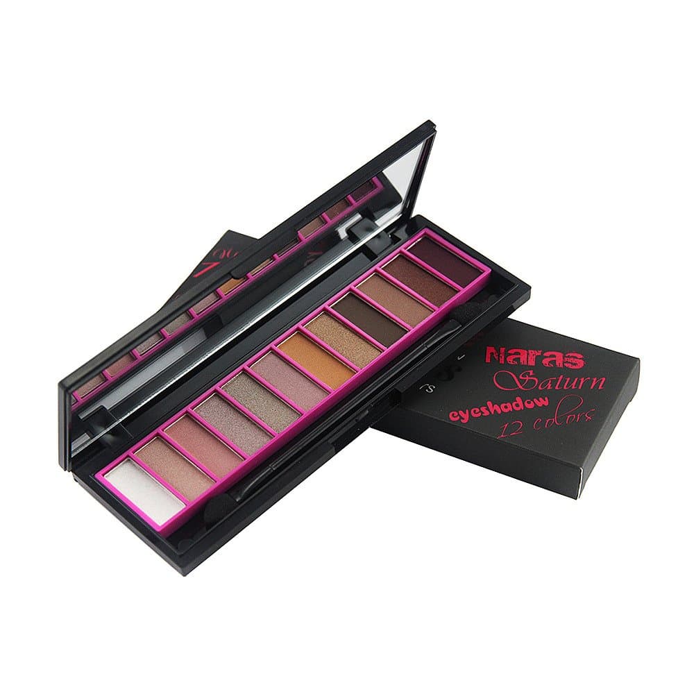 Naras 12 Colors Professional Essential Eyeshadow Eye Shadow Makeup Palette (Neutral Color)