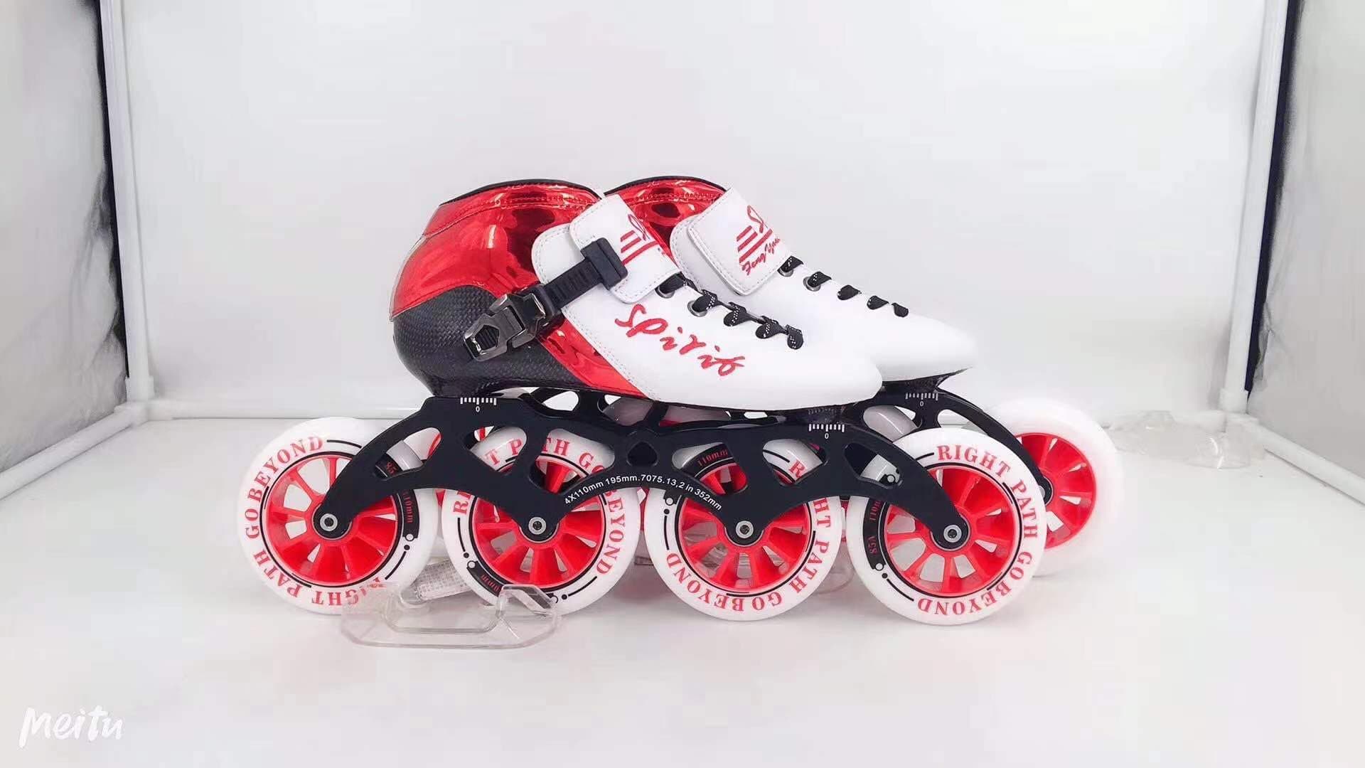 3 & 4 Wheels Inline Skate Carbon fibre- Racing Rollers- Professional Inline sPEED Skates For Adults & kids men woman boys girls racing shoes with Abec 9 bearing 90/100/110 MM.