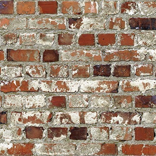 Just Like It Muriva Loft Brick Faux Red Brick Wall Stone Effect Wallpaper J71408