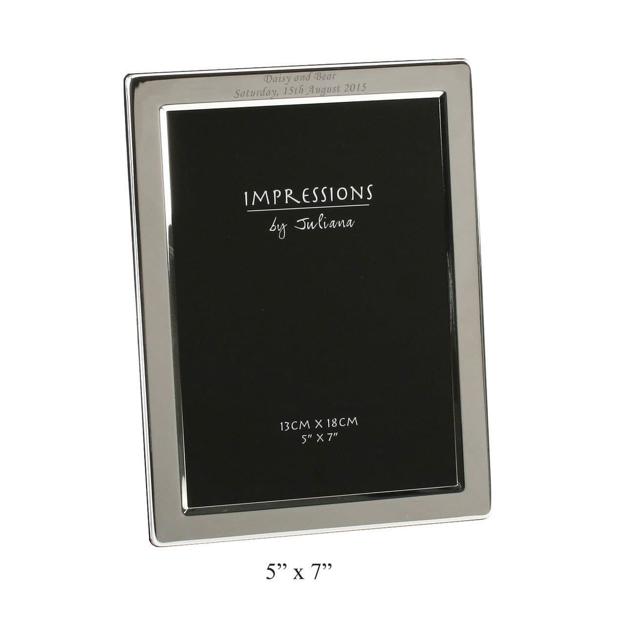 Widdop Bingham Photo Frame Impressions,Silver, 5" x 7"