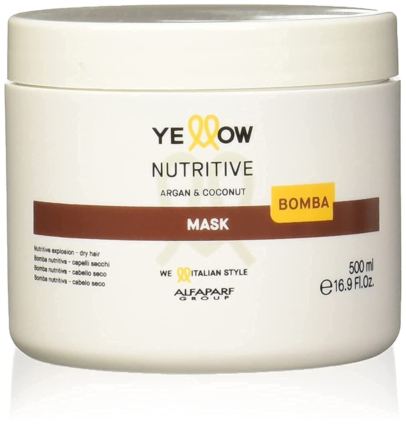 Yellow Argan and Coconut Nutritive Mask, 500 ml