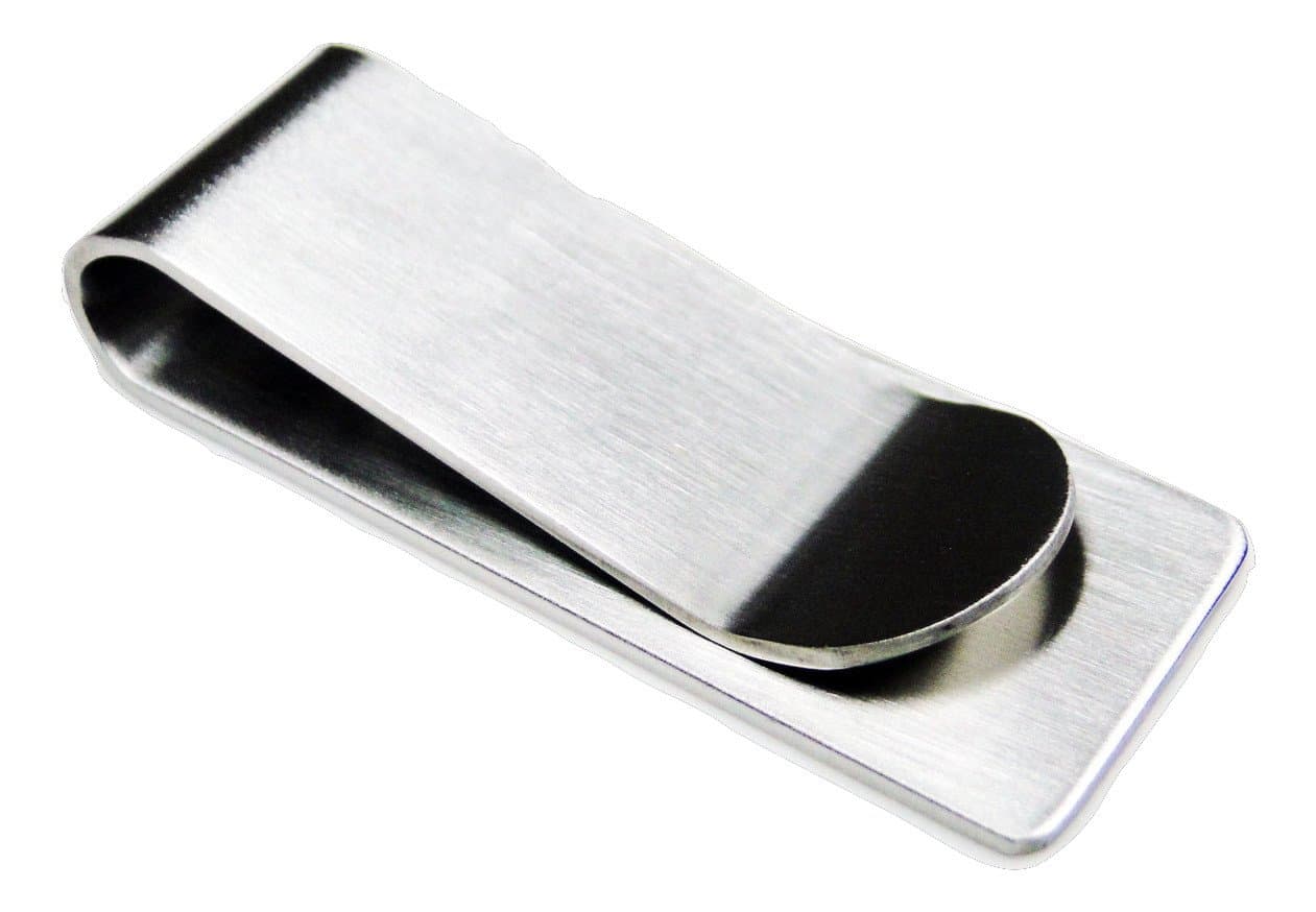 Silver Stainless Steel Slim Money Clip #3