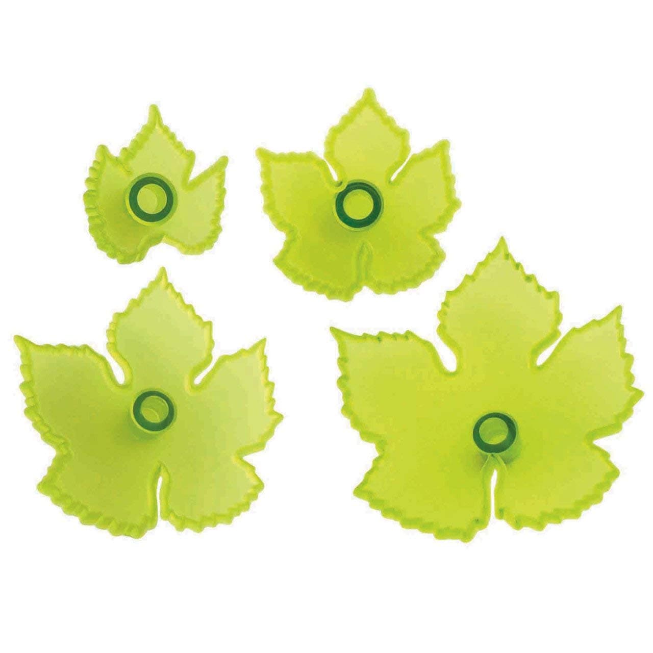 PME JEM Grape Vine Leaf Cutter, Set of 4, White, 12 x 2 x 22 cm