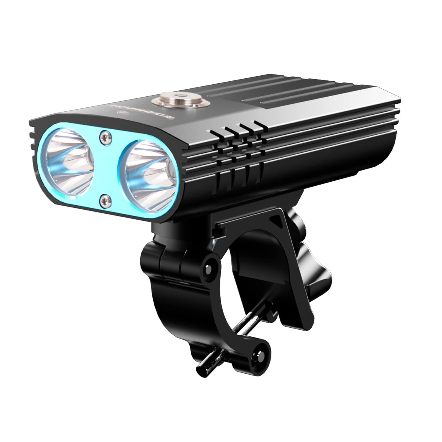 Soonfire FD38S USB Rechargeable Bike Headlight,Two Cree XM-L2 LED 1870 Lumens,Waterproof Super Bright Bicycle Light,Simple Assembly and Disassembly