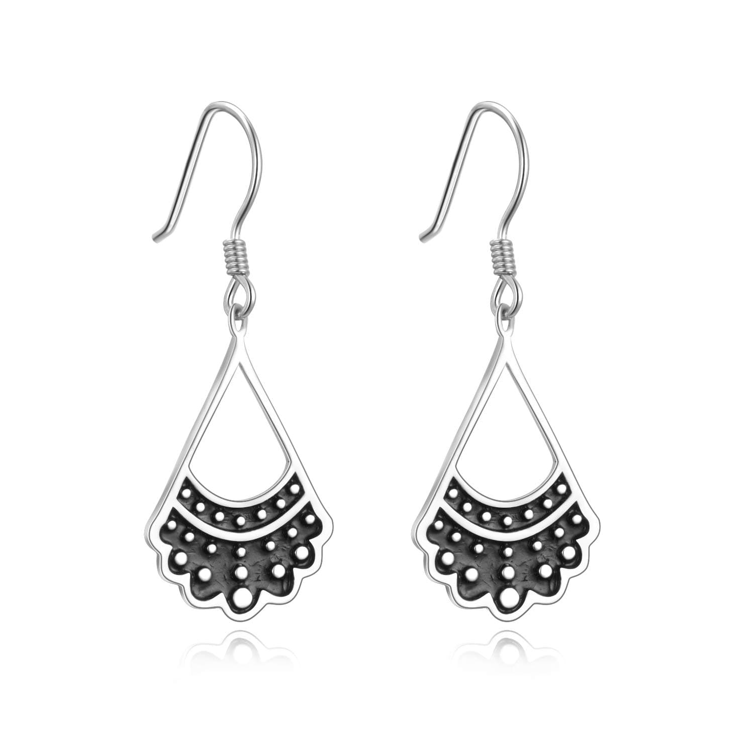 WINNICACA RBG Dissent Collar Earrings Sterling Silver Dangle Drop Hook Earrings Jewelry Gifts for Fans Women, Gold Plated