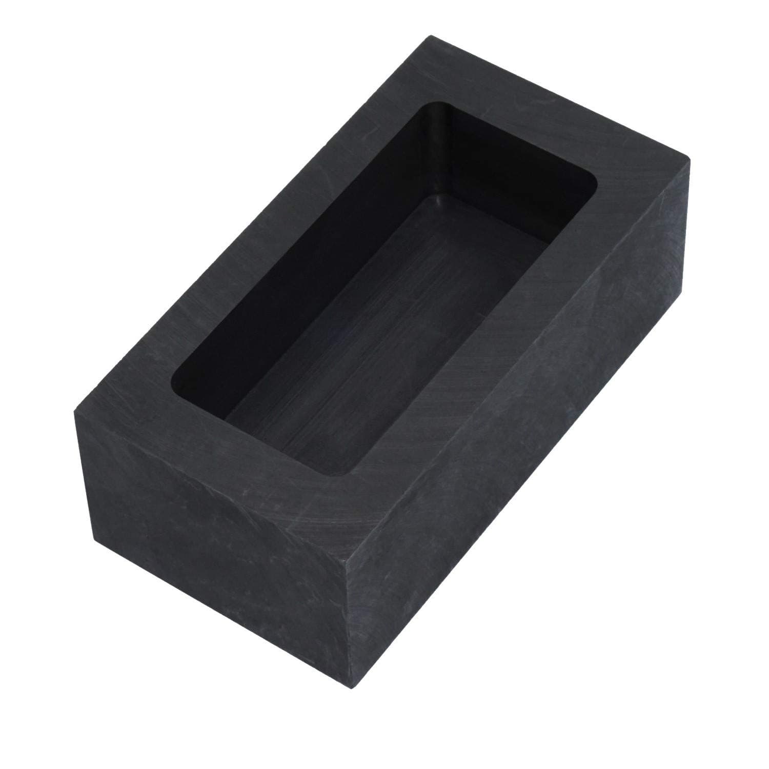 Graphite Ingot Mold, Melting Casting Mould for Gold Silver Aluminum Copper Brass Zinc Plumbum and Alloy Metals (85x45x30mm - 665g Gold/320g Silver)