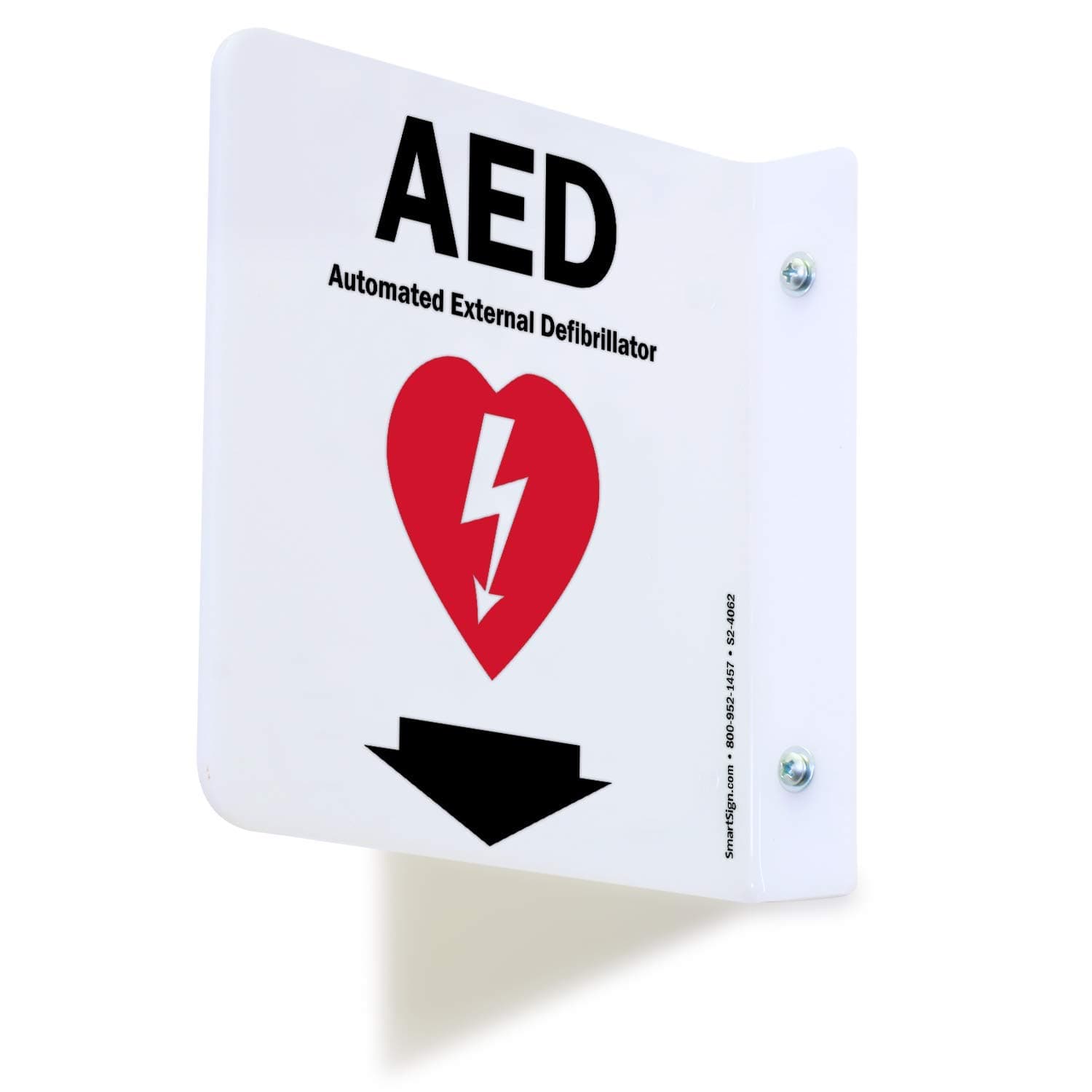"AED" Projecting Sign | 6" x 6" Acrylic