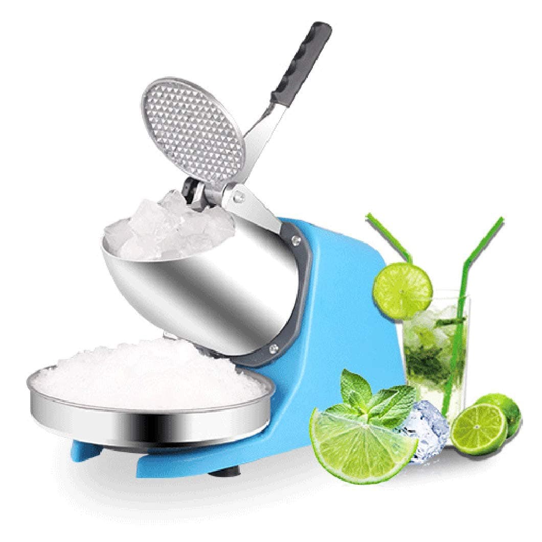 Electric Shaved Ice Maker,Ice Crusher Shaver Snow Cone Maker Machine 187lbs/hr,Commercial Dual Blades,For Party Restaurant & Home