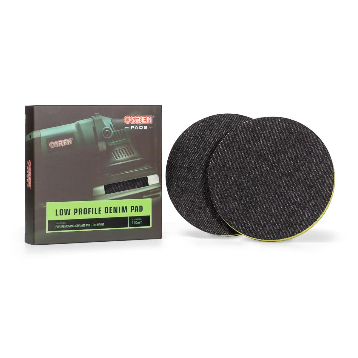 Denim Levelling Foam 5 1/2" - Levelling Pad for Dual Action Polisher Designed for Orange Peel Removal (2pcs)