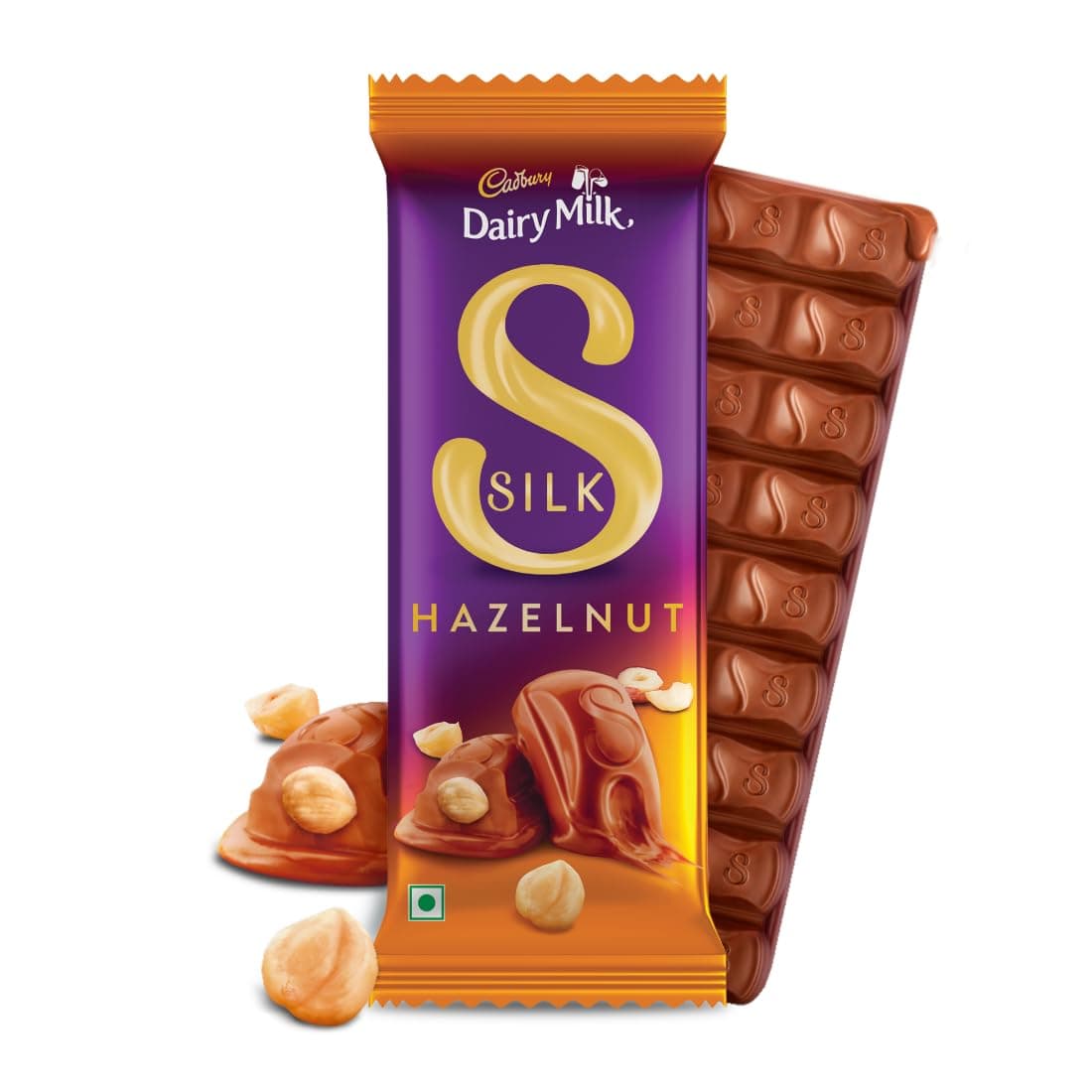 Cadbury Dairy Milk Silk Hazelnut Chocolate Bars, 134 g