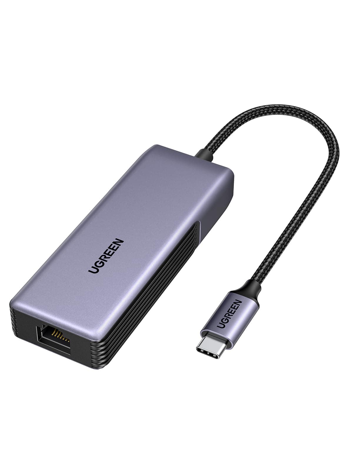 USB C Ethernet Adapter, 5Gbps High-Speed Network Adapter for Gaming, RJ45 Gigabit LAN Adaptor, Compatible with Thunderbolt 3 Mac, Windows, MacOS, iOS, Tablet, iPad, iPhone 15/16,Switch,NAS