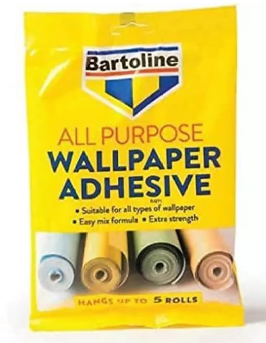 EXCEL, WALLCOVERINGS Bartoline All Purpose Adhesive Wallpaper, Yellow (100g)
